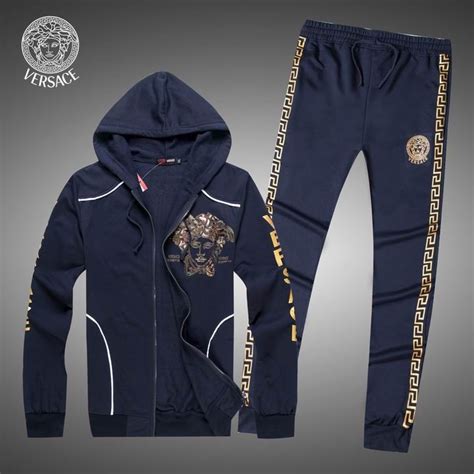 versace mens outfits|men's versace jogging suit.